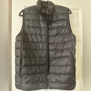 Eddie Bauer Men's Black Down Vest Puffer